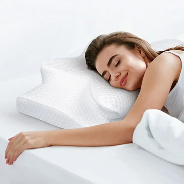 קלאוד קומפורט סליפאיז פרו - כרית זיכרון ארגונומית לתמיכה בצוואר