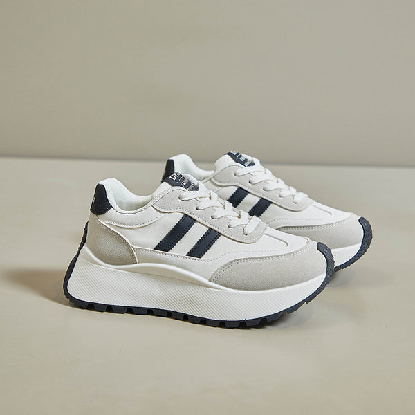 קלאוד קומפורט סטרייפיס - נעלי פלטפורמה אופנתיות לנשים