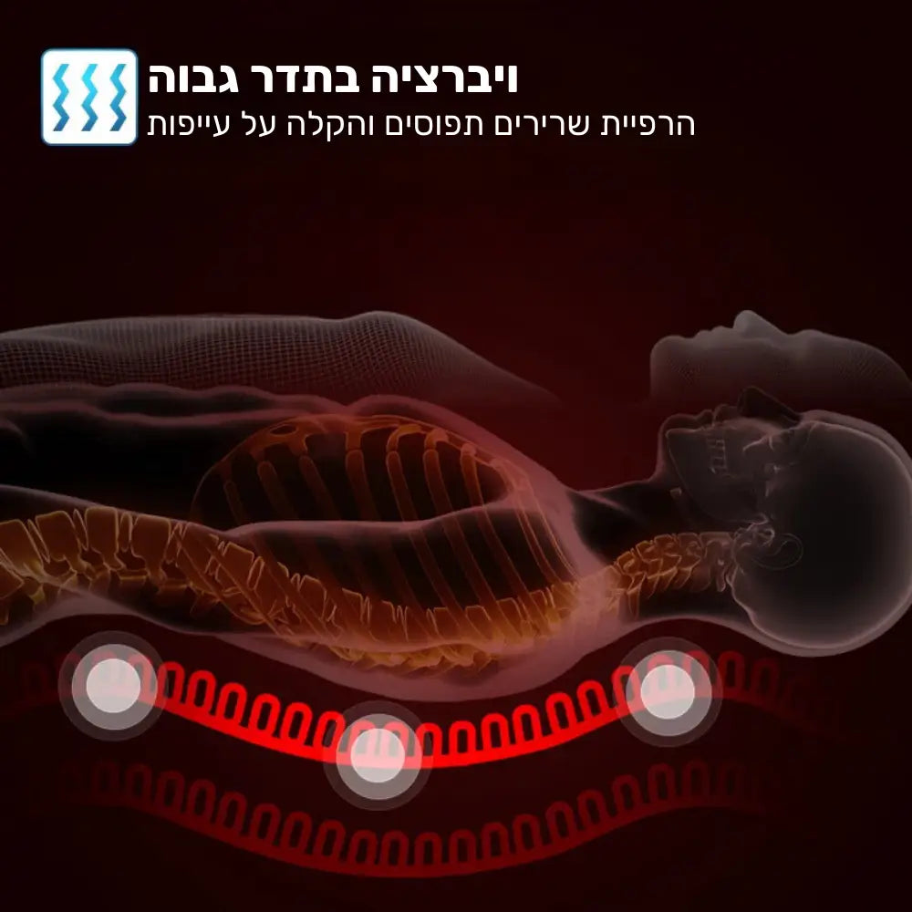 קלאוד קומפורט רילקסיט - כרית עיסוי וחימום מפנקת לרכב או למשרד