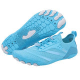 קלאוד קומפורט פרו סופורט - נעלי יחפנים להקלה בכאבים וחיזוק הרגליים - כחול / 35