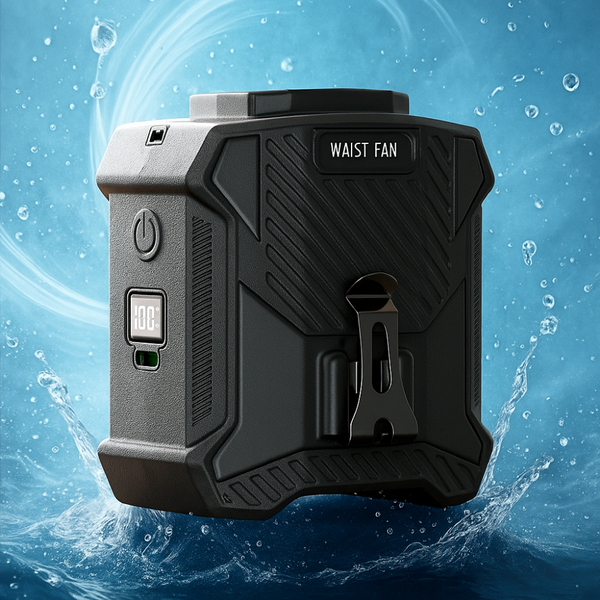 קלאוד קומפורט בריז מקס - מאוורר נייד עוצמתי עם פנס ומטען מובנה - שחור / יחידה 1