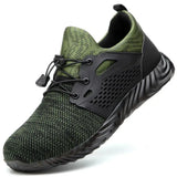 קלאוד קומפורט סייפטי גארד - נעלי בטיחות אורטופדיות המשלבות נוחות ובטיחות - ירוק / 36