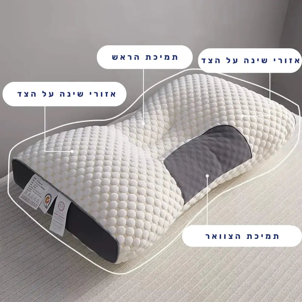 קלאוד קומפורט רסט דלוקס - כרית 3D ארגונומית עם טכנולוגיית הזיכרון