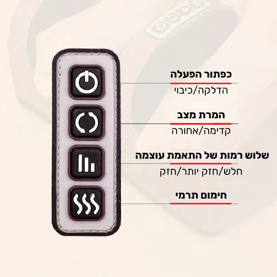 קלאוד קומפורט סול אמברייס - מכשיר עיסוי לרגליים בטכנולוגיה מתקדמת