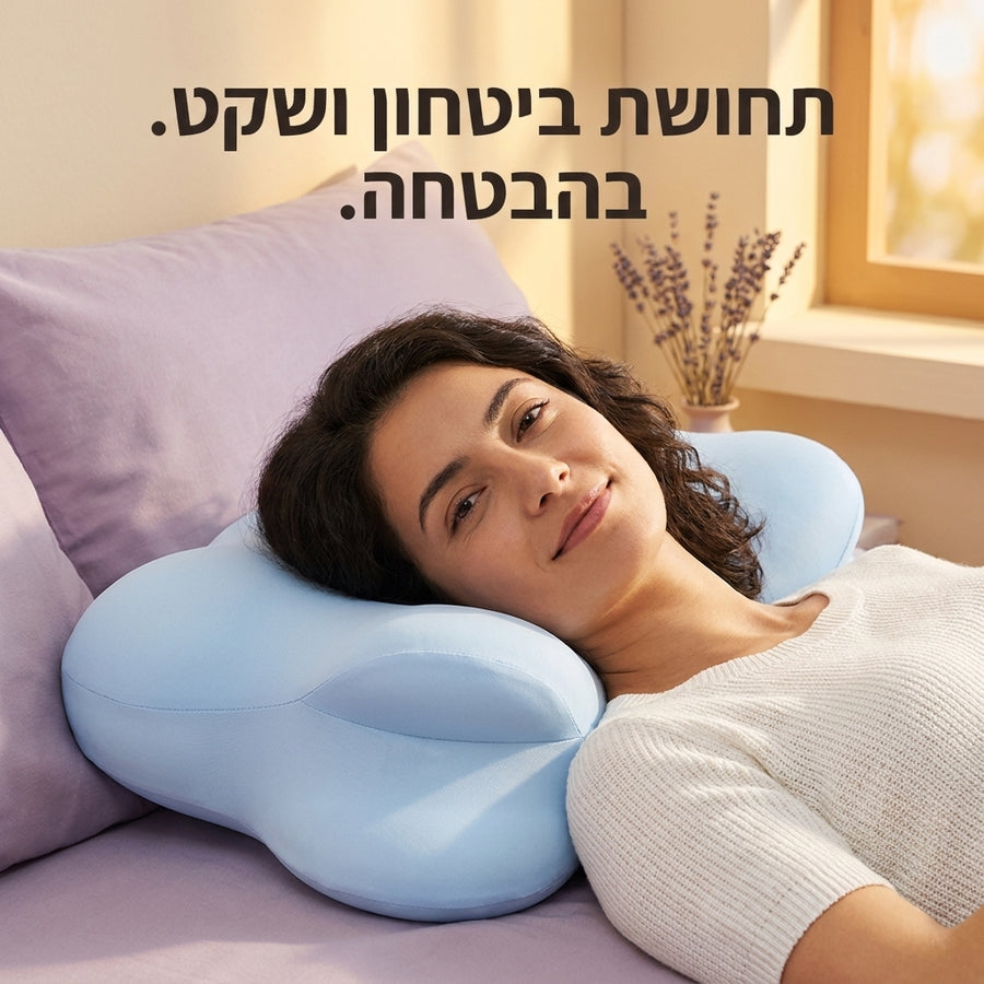 קלאוד קומפורט לבנדר דרים - כרית שינה ארגונומית בניחוח לבנדר