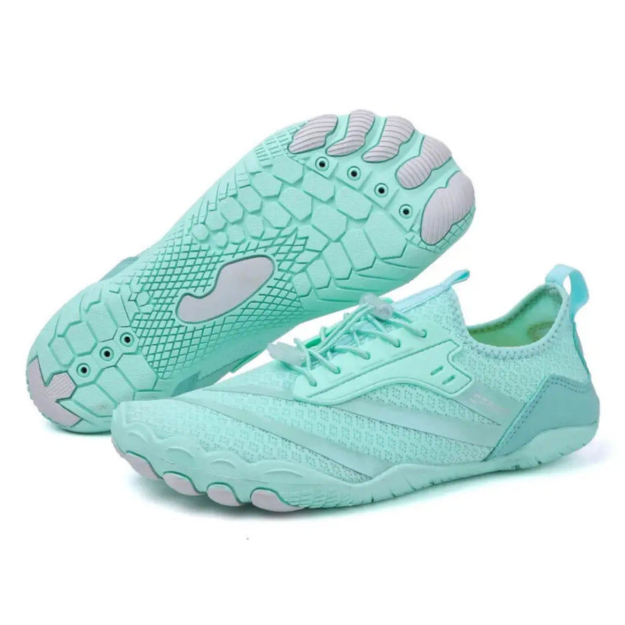 קלאוד קומפורט פרו סופורט - נעלי יחפנים להקלה בכאבים וחיזוק הרגליים - תכלת / 35