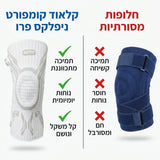 קלאוד קומפורט ניפלקס פרו - תומך ברך מתכוונן לנוחות יומיומית